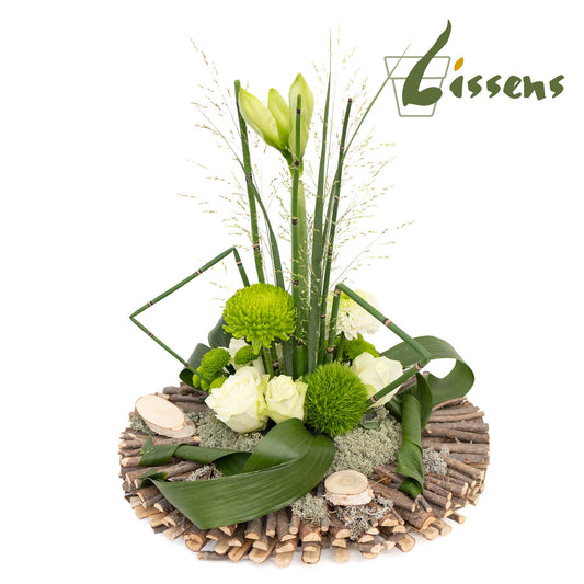 Bloemstuk 19 Ronde takkenschijf
